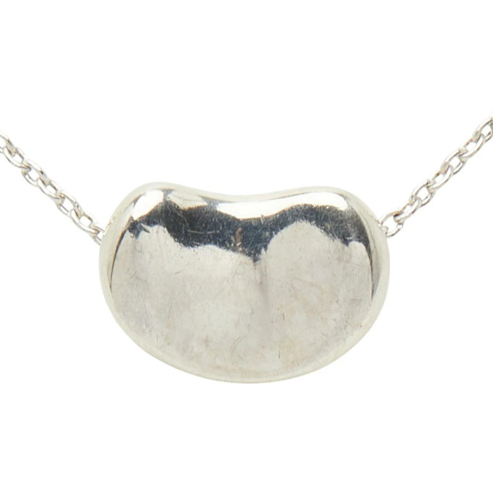 Tiffany Co Bean Necklace Silver TIFFANYCo